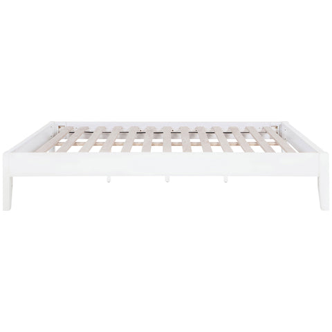 Matyas Full Universal Platform Bed WhiteWhite