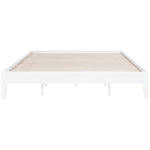 Matyas Eastern King Universal Platform Bed WhiteWhite