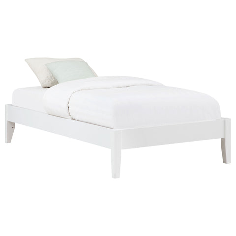 Matyas Twin Universal Platform Bed WhiteWhite