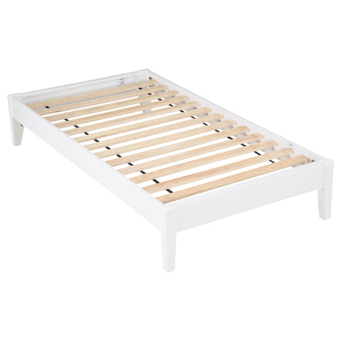 Matyas Twin Universal Platform Bed WhiteWhite
