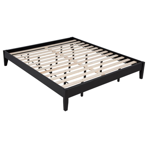 Matyas Eastern King Universal Platform Bed BlackBlack