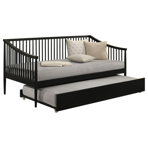 Bradley Windsor Twin Wood Daybed with Trundle Black