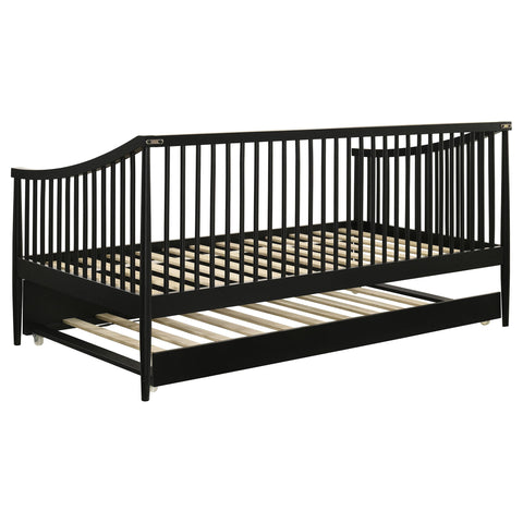 Bradley Windsor Twin Wood Daybed with Trundle Black