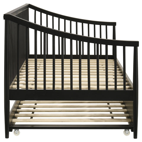 Bradley Windsor Twin Wood Daybed with Trundle Black