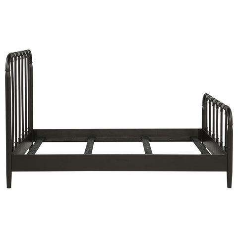 Devar All Wood Water Pipe Open Frame Full Bed Dark Bronze
