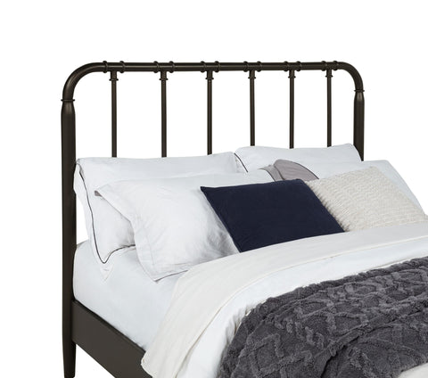 Devar All Wood Water Pipe Open Frame Full Bed Dark Bronze