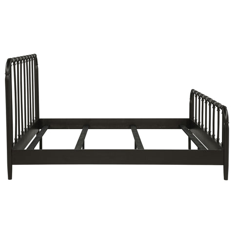 Devar All Wood Water Pipe Open Frame Eastern King Bed Dark Bronze
