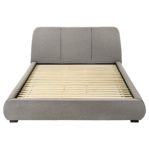 Butte 46-inch Upholstered Eastern King Platform Bed Taupe