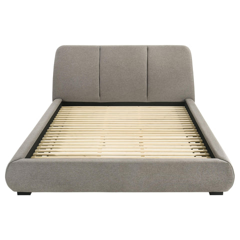 Butte 46-inch Upholstered California King Platform Bed Taupe
