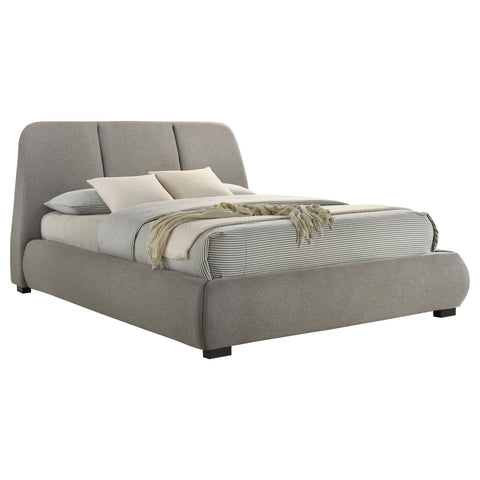 Butte 46-inch Upholstered Queen Platform Bed Taupe
