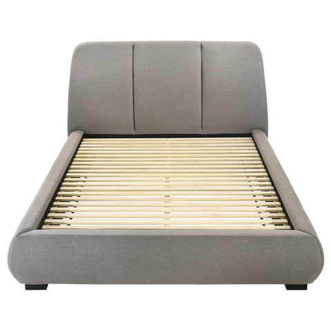 Butte 46-inch Upholstered Queen Platform Bed Taupe