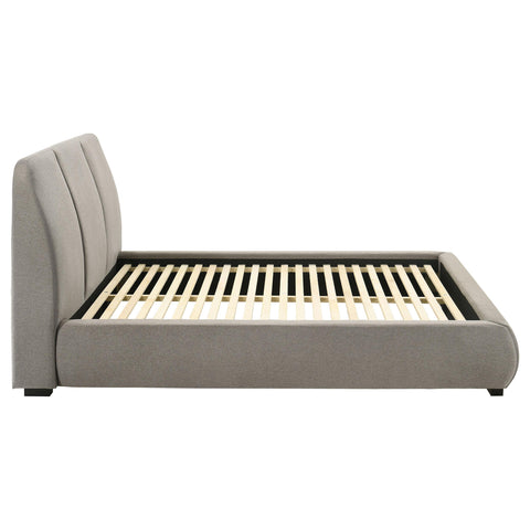 Butte 46-inch Upholstered Queen Platform Bed Taupe