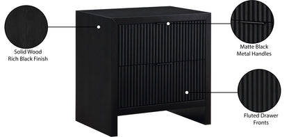 Athena Black Night Stand NS