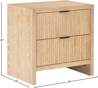 Athena Natural Night Stand NS