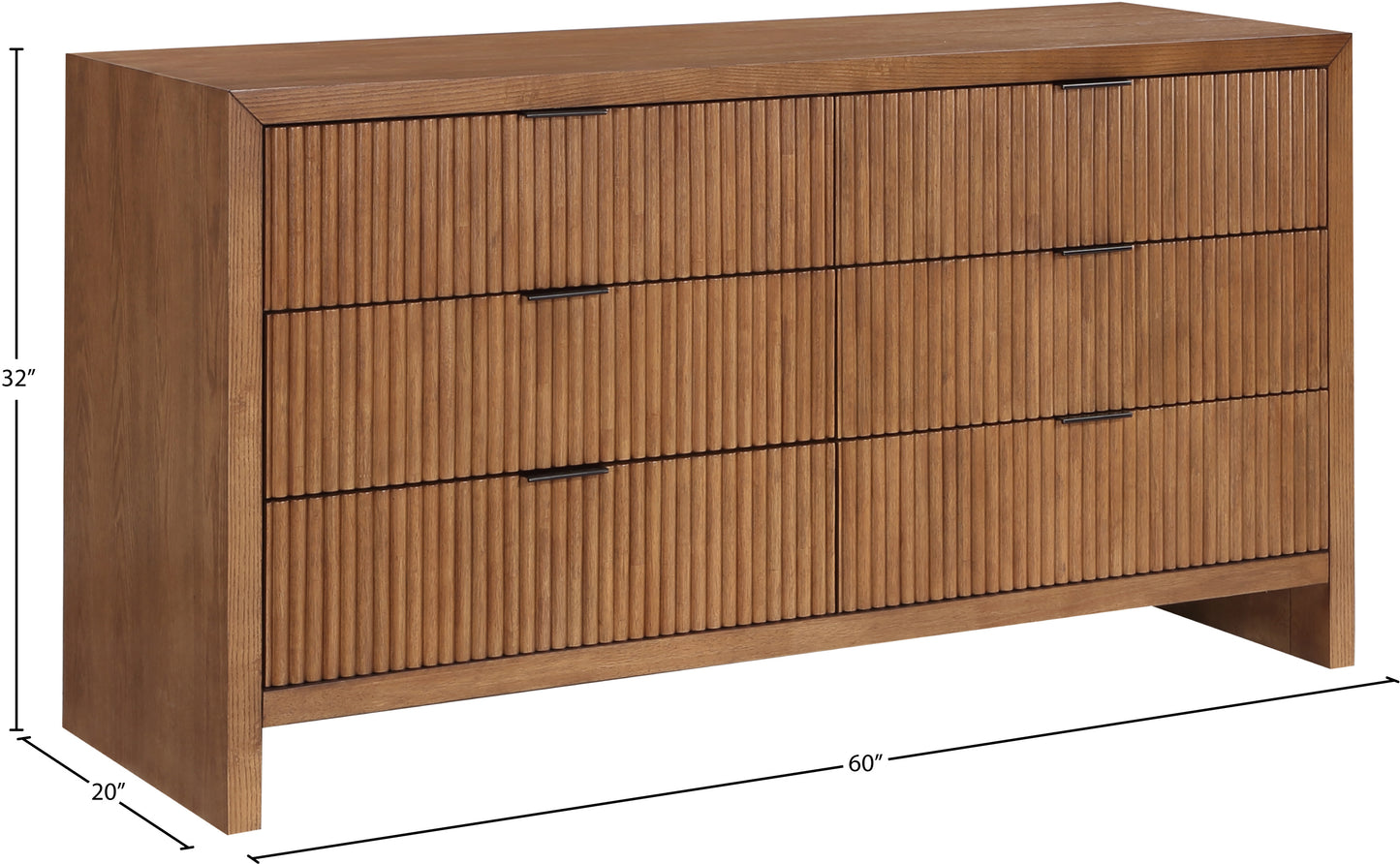 athena walnut dresser d