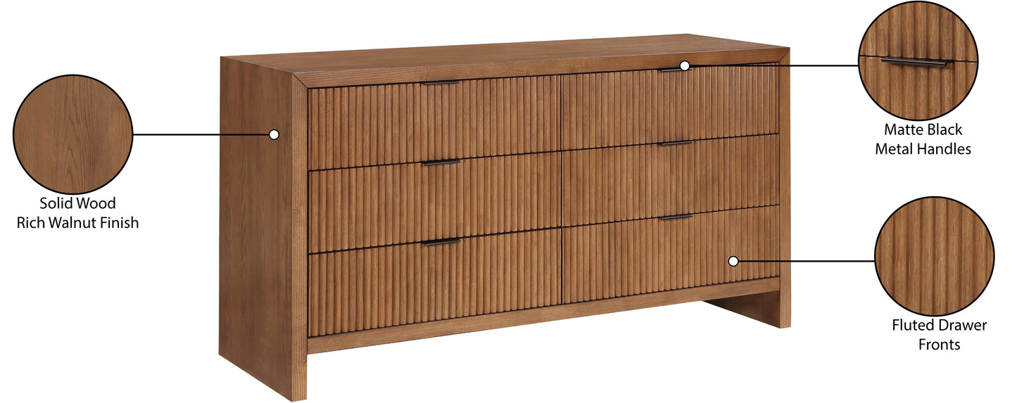 athena walnut dresser d