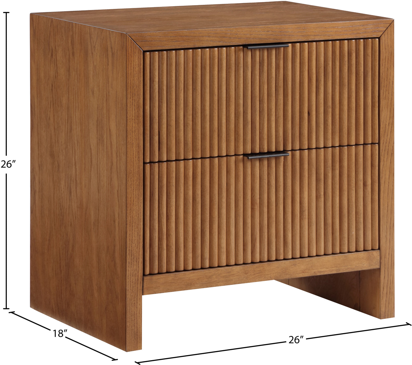 athena walnut night stand ns