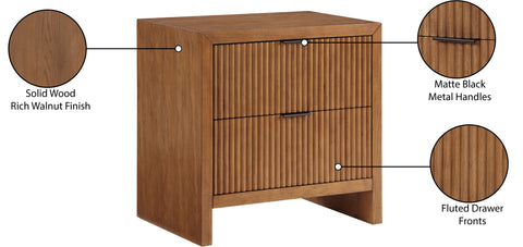 Athena Walnut Night Stand NS