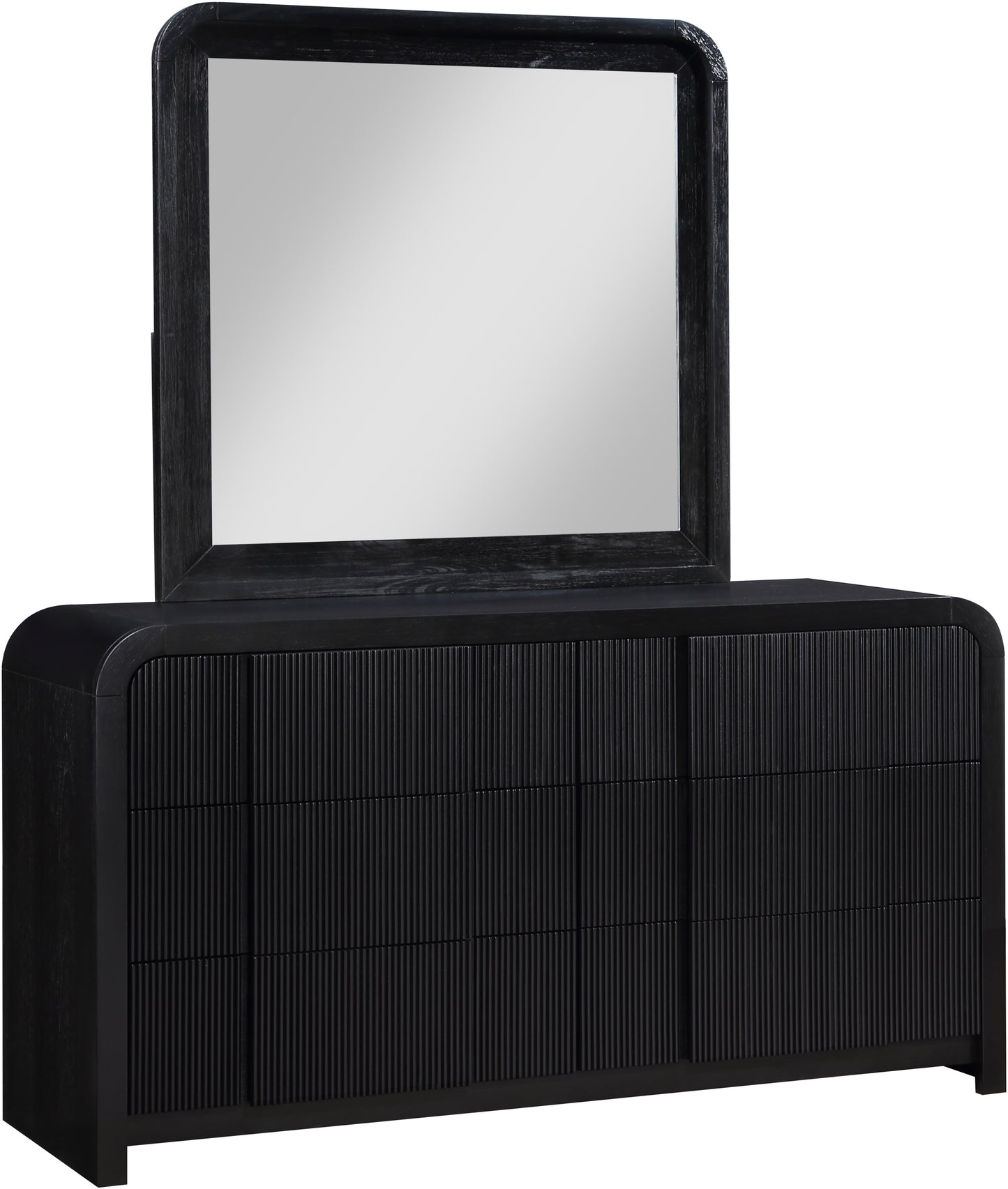 carousel black dresser d