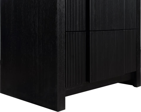 Carousel Black Night Stand NS