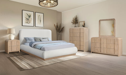 Rowan Natural Solid Wood And Oak Veneer Chest, 1 Piece