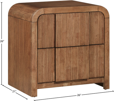 Carousel Walnut Night Stand NS