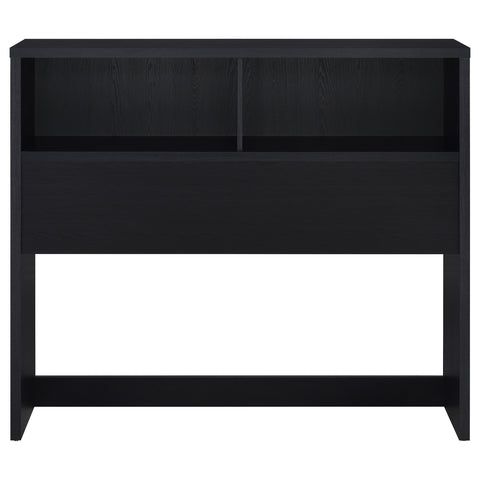 Elena 49-inch Full Bookcase Headboard Black