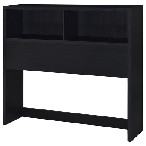 Elena 49-inch Full Bookcase Headboard Black