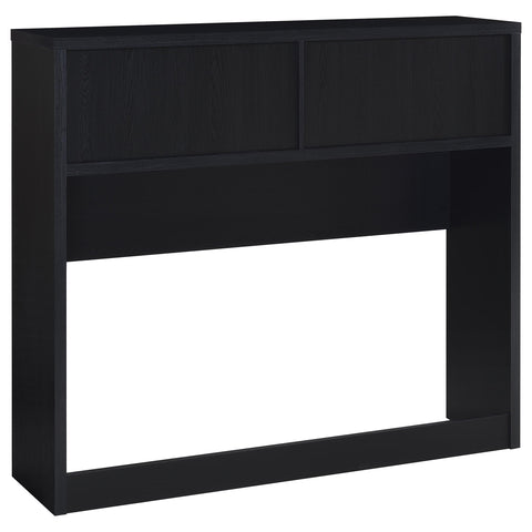 Elena 49-inch Full Bookcase Headboard Black