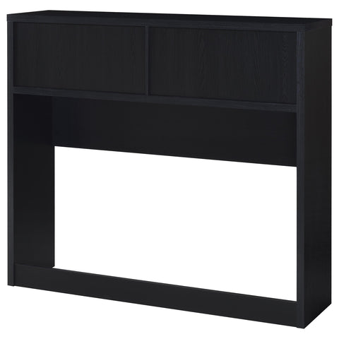 Elena 49-inch Full Bookcase Headboard Black