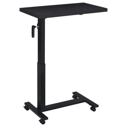 Elena Height Adjustable Mobile Bedroom C-Table Black