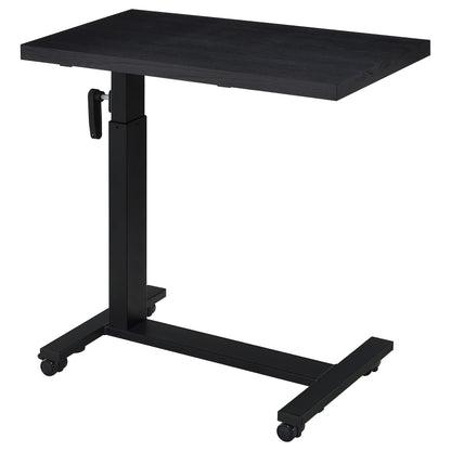 Elena Height Adjustable Mobile Bedroom C-Table Black