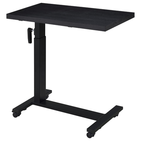 Elena Height Adjustable Mobile Bedroom C-Table Black
