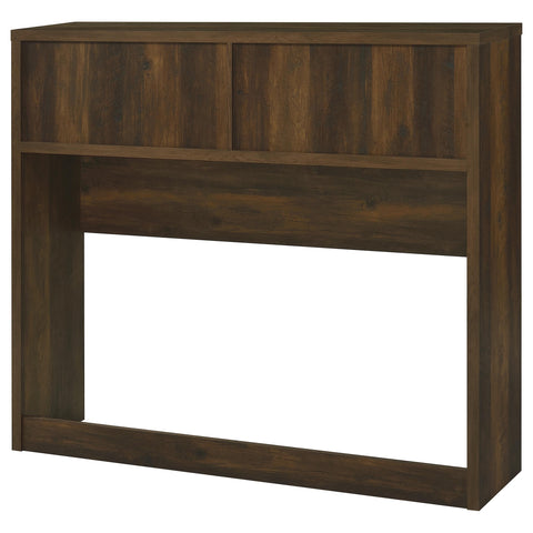 Elena 49-inch Full Bookcase Headboard Dark Pine