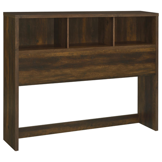 Elena 49-inch Queen Bookcase Headboard Dark Pine