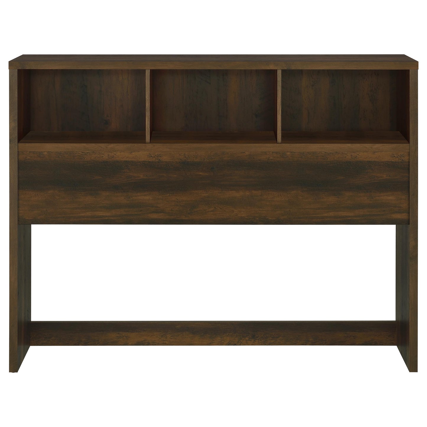 elena 49-inch queen bookcase headboard dark pine