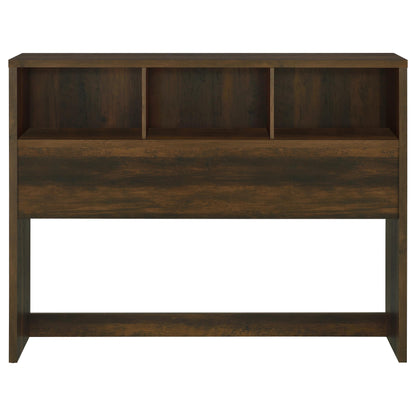 Elena 49-inch Queen Bookcase Headboard Dark Pine