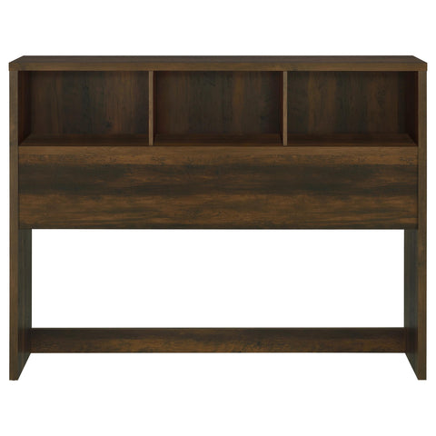 Elena 49-inch Queen Bookcase Headboard Dark Pine