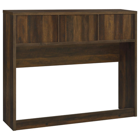 Elena 49-inch Queen Bookcase Headboard Dark Pine