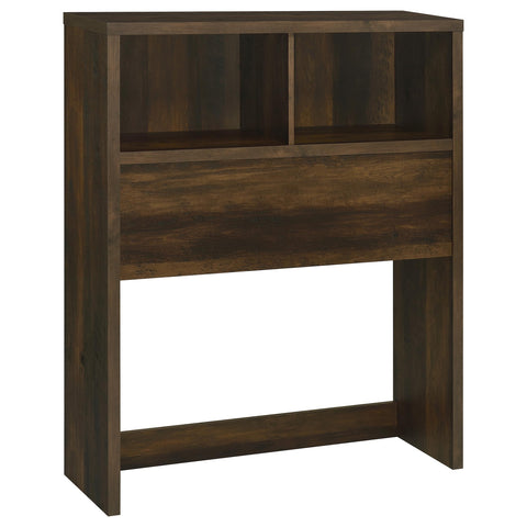 Elena 49-inch Twin Bookcase Headboard Dark Pine