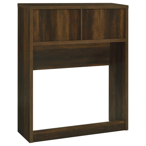 Elena 49-inch Twin Bookcase Headboard Dark Pine