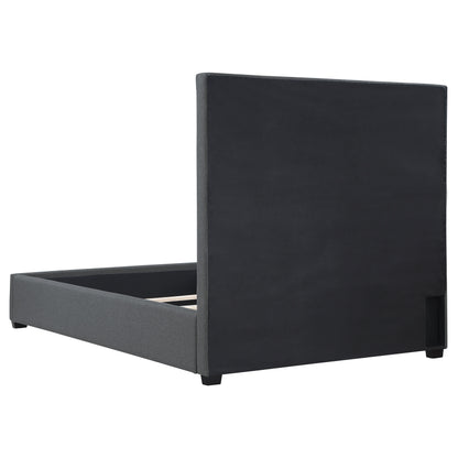 Cole Upholstered Eastern King Panel Bed CharcoalCharcoal