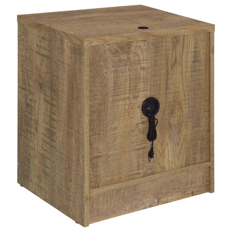 Elena 2-drawer Nightstand LED Lights and USB Mango