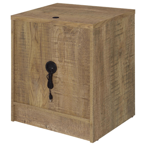 Elena 2-drawer Nightstand LED Lights and USB Mango