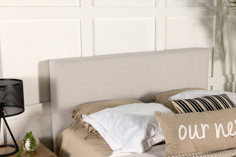 Flynn Upholstered King Panel Headboard SandSand