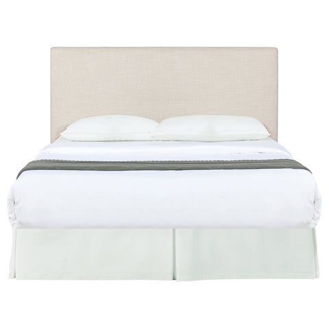 Flynn Upholstered Queen or Full Panel Headboard SandSand