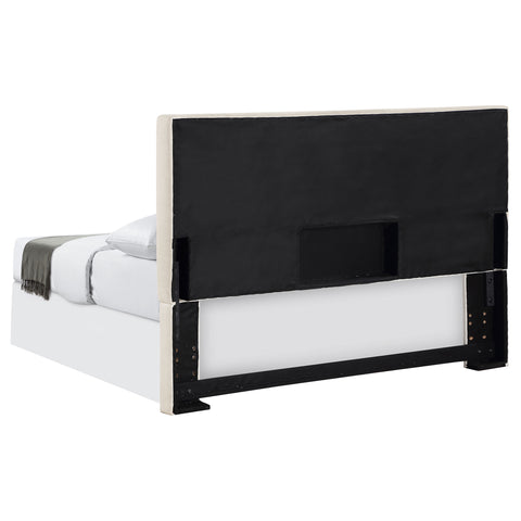 Flynn Upholstered Queen or Full Panel Headboard SandSand
