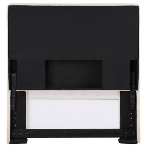 Flynn Upholstered Twin Panel Headboard SandSand