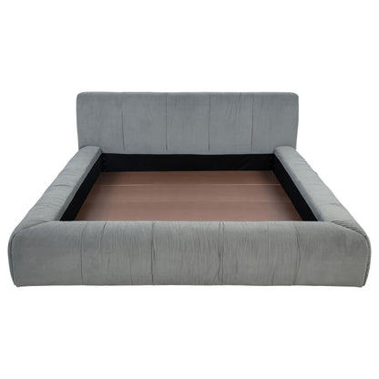 Jamestown Upholstered Eastern King Platform Bed GreyGrey