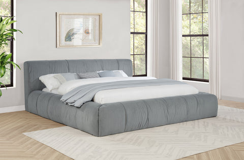 Jamestown Upholstered California King Platform Bed GreyGrey